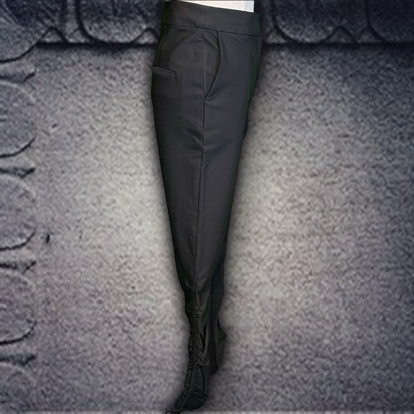 NWT Derek Lam 10 Crosby ‘Camryn’ Ruched Slim Pant in Black Size 0 - Picture 13 of 16